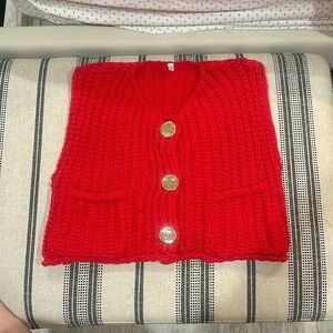 O-Neck Knitted Vest